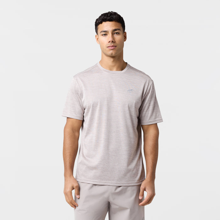 Space Dye Performance Twinset | Fossil/Stone