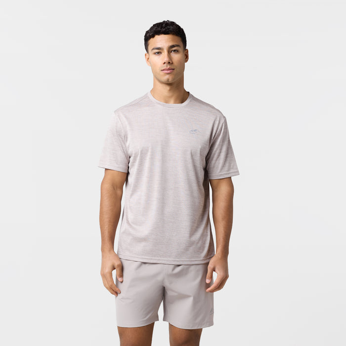 Space Dye Performance Twinset | Fossil/Stone