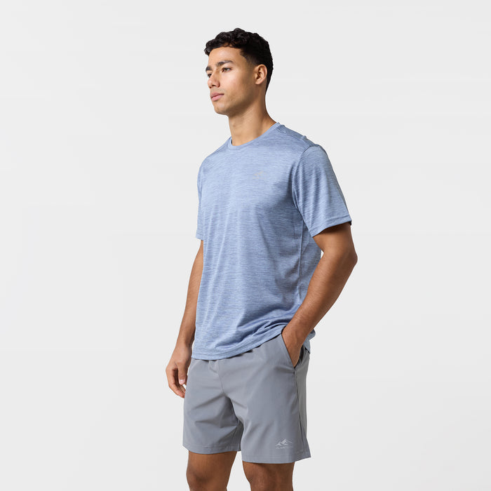 Space Dye Performance Twinset | Slate Blue/Grey