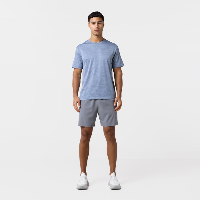 Space Dye Performance Twinset | Slate Blue/Grey