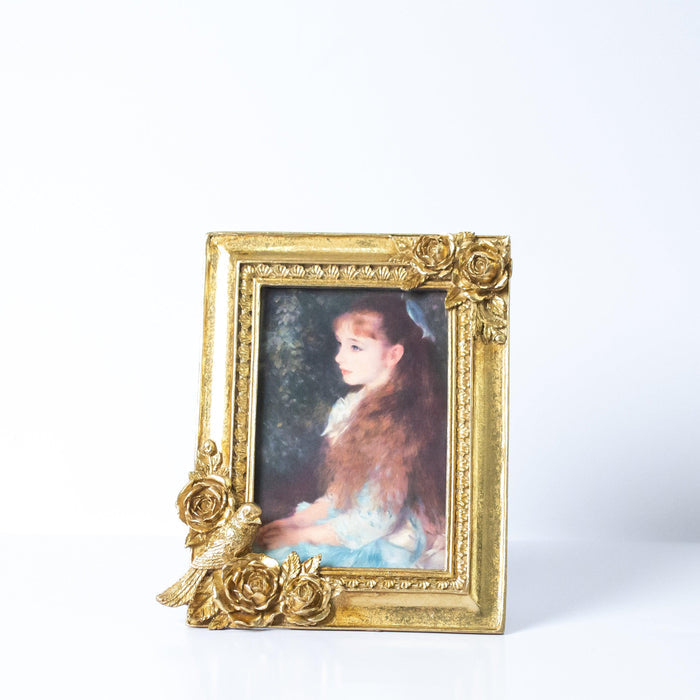 Sparrow And Gold Rose Photo Frame | Home Décor - HomeHatchpk