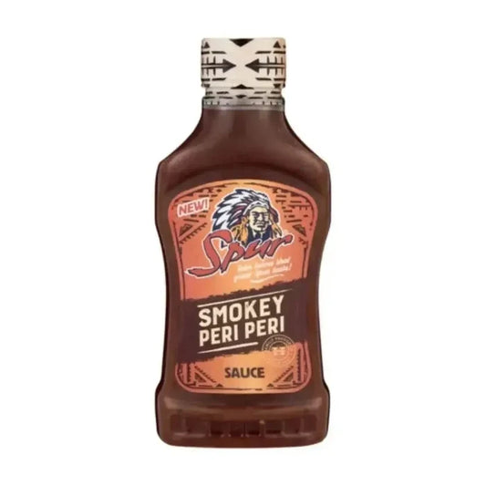 Spur Sauce Smokey Peri Peri 500ml bottle with smoky spicy flavor