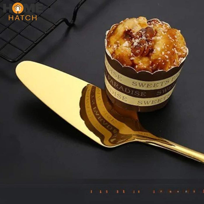 Stainless Steel Gold Serving Utensils