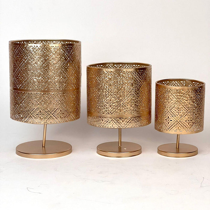 Star Design Golden Candle Lanterns | Home Décor - HomeHatchpk