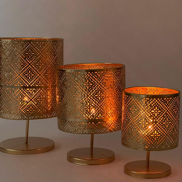 Star Design Golden Candle Lanterns | Home Décor - HomeHatchpk