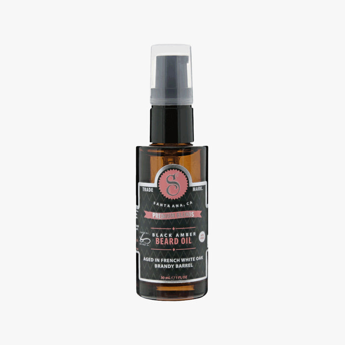 SUAVECITO PREMIUM BLENDS BLACK AMBER BEARD OIL 30ML (1oz)