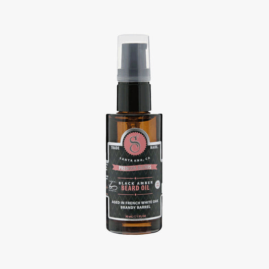 SUAVECITO PREMIUM BLENDS BLACK AMBER BEARD OIL 30ML (1oz)