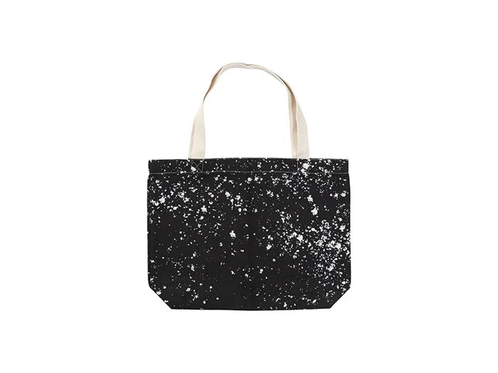 Sublimation Blanks Bleached Starry Linen Tote Bag