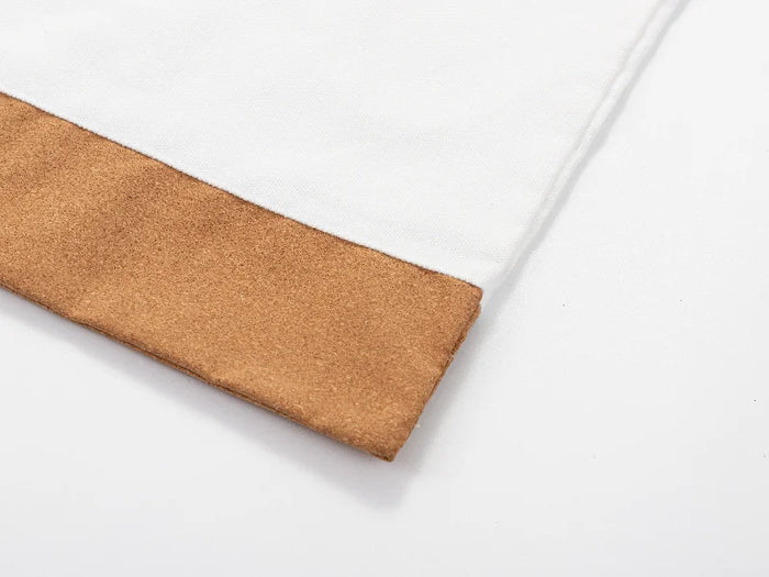 Sublimation Blanks Canvas Stitching Cork Eco-Friendly Shopping Bag
