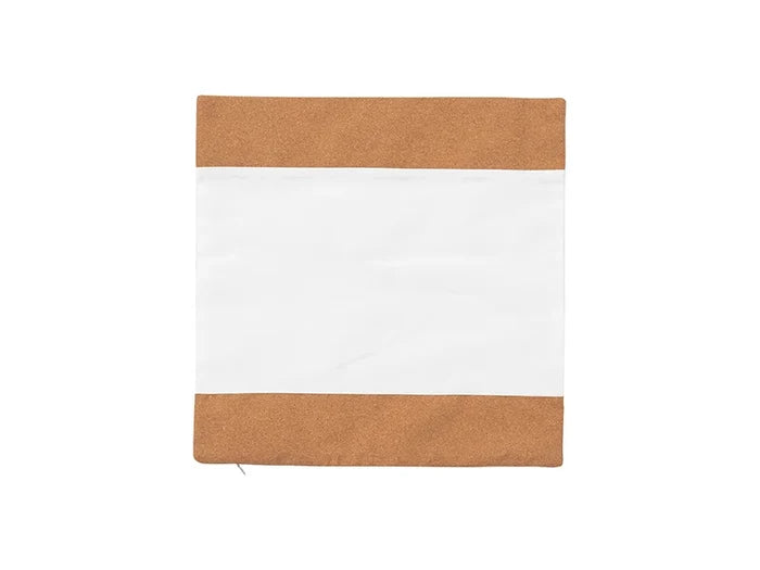 Sublimation Blanks Canvas Stitching Cork Pillow case (Upper and Lower Cork Stitching)