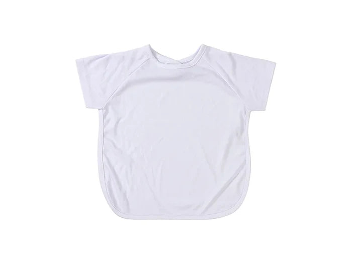 Sublimation Blanks Clothes-Shaped Baby Bib (White)