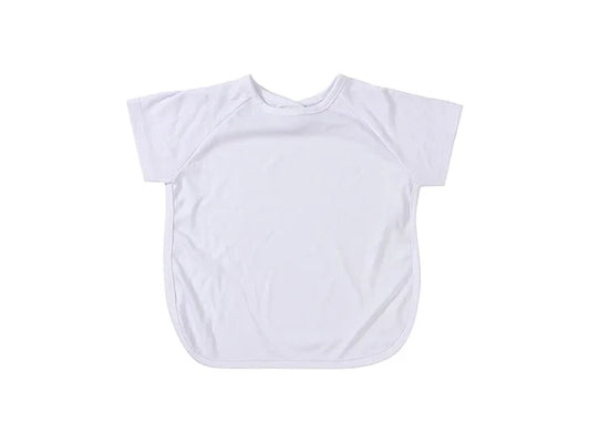 Sublimation Blanks Clothes-Shaped Baby Bib (White)