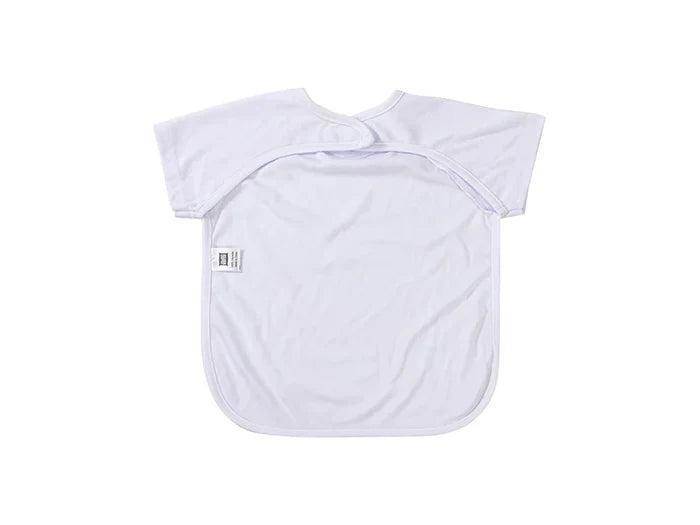 Sublimation Blanks Clothes-Shaped Baby Bib (White)