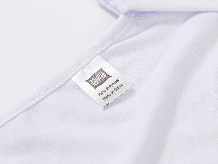 Sublimation Blanks Clothes-Shaped Baby Bib (White)