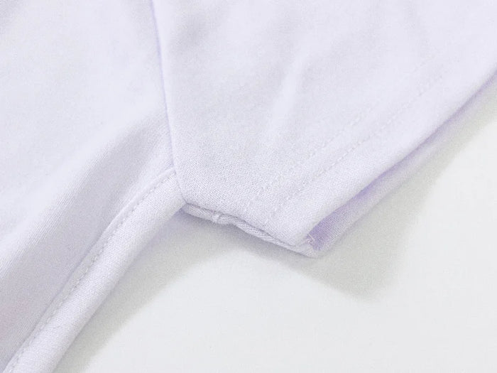 Sublimation Blanks Clothes-Shaped Baby Bib (White)