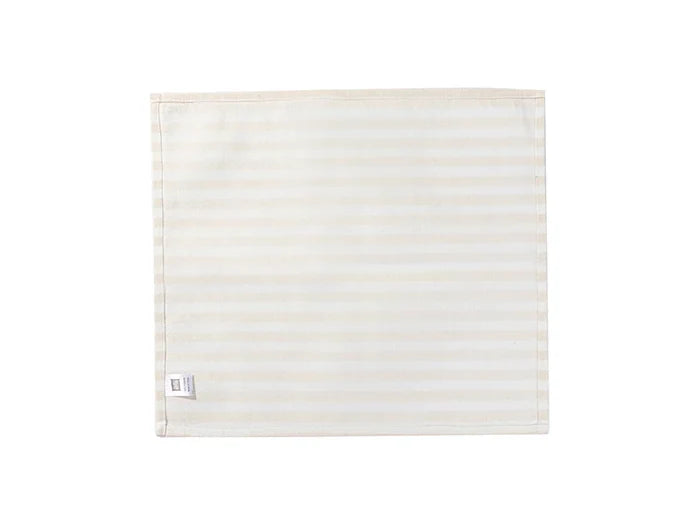 Sublimation Blanks Linen Table Mat(40*45cm, Beige and Light Yellow Stripe)