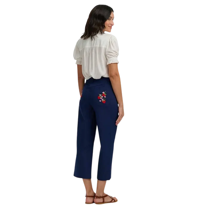 SUGAR HILL BRIGHTON ANGELIQUE SHIRRED TOP  OFF WHITE, WILD STRAWBERRY