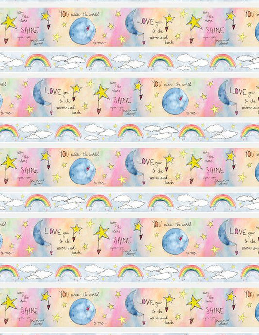 SWEET WORLD - REPEATING STRIPE (4 YARDS)