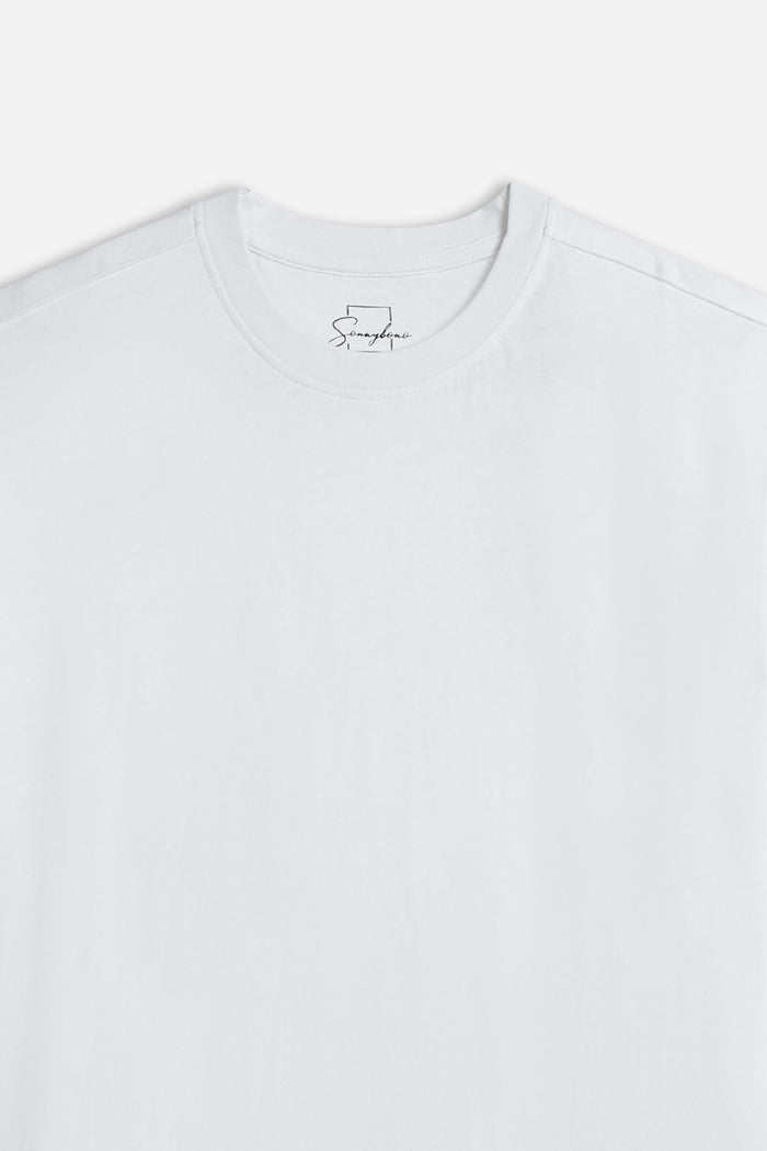 T-SHIRT GIROCOLLO BASIC BIANCO