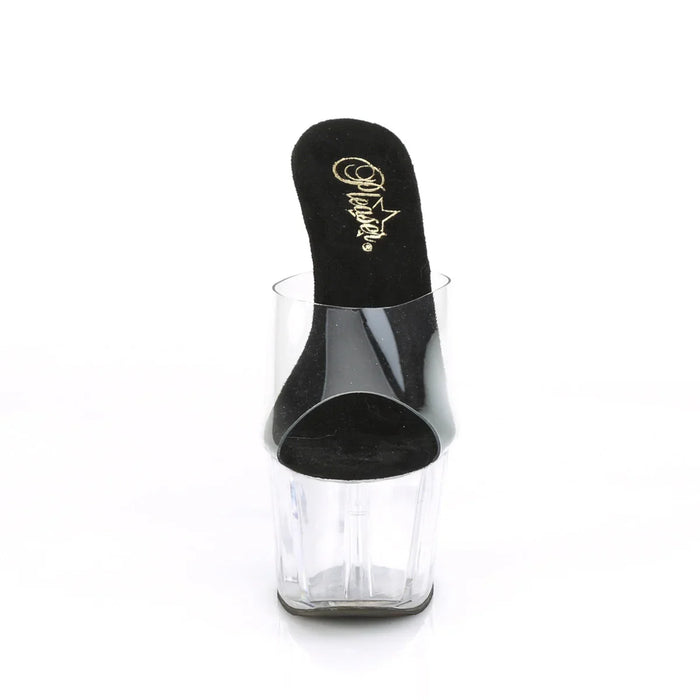 Tacones Pleaser ADORE-701 Transparente Negro