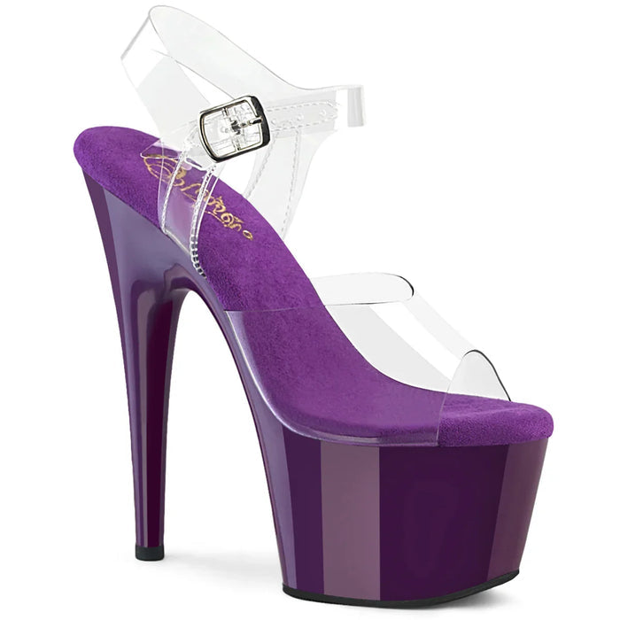 Tacones Pleaser ADORE-708 Transparente Morado