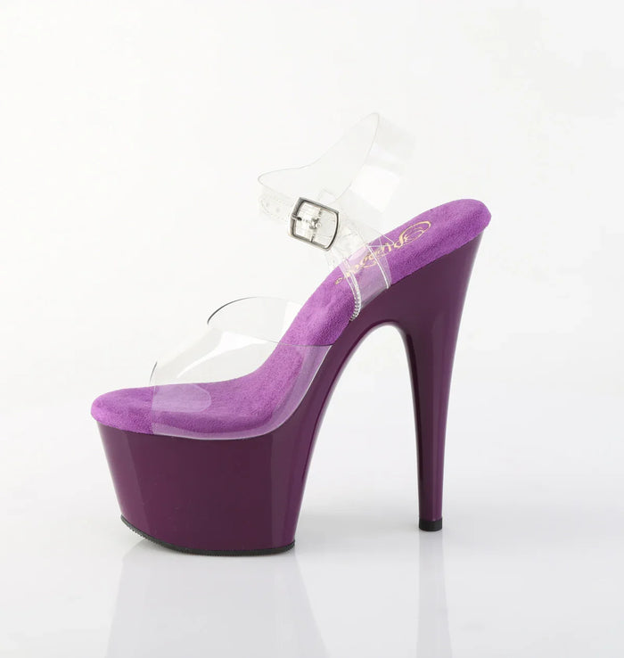 Tacones Pleaser ADORE-708 Transparente Morado
