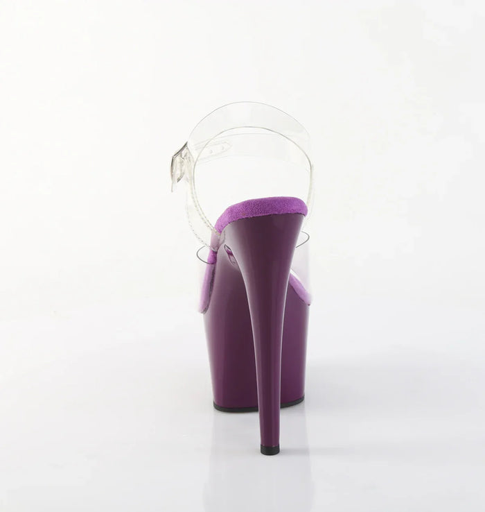 Tacones Pleaser ADORE-708 Transparente Morado