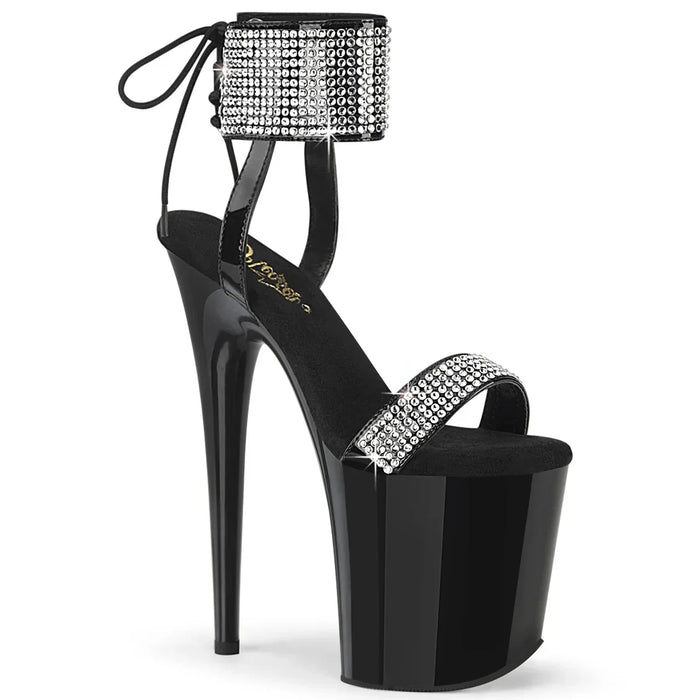 Tacones Pleaser FLAMINGO-870 Negro Charol