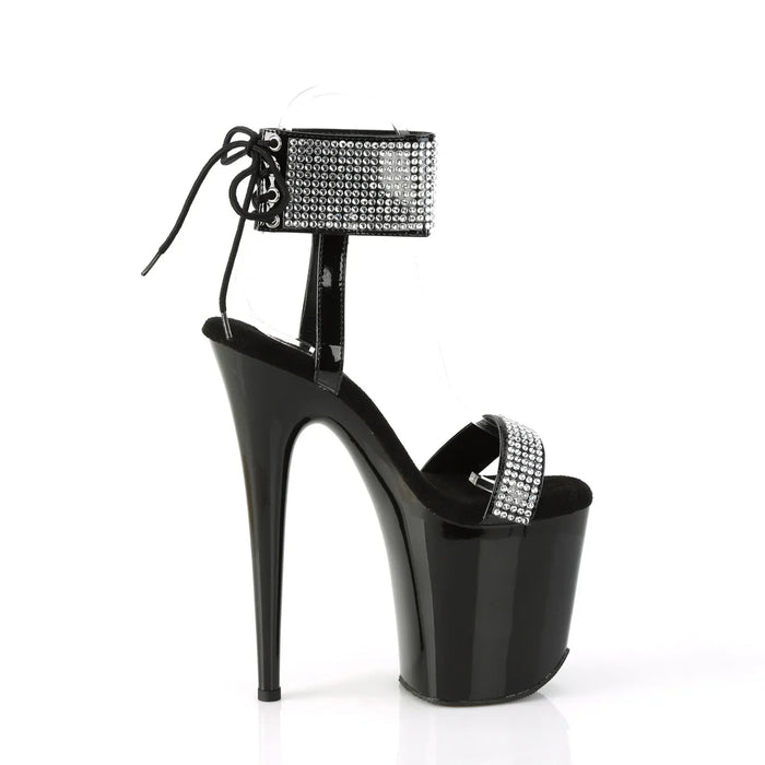 Tacones Pleaser FLAMINGO-870 Negro Charol