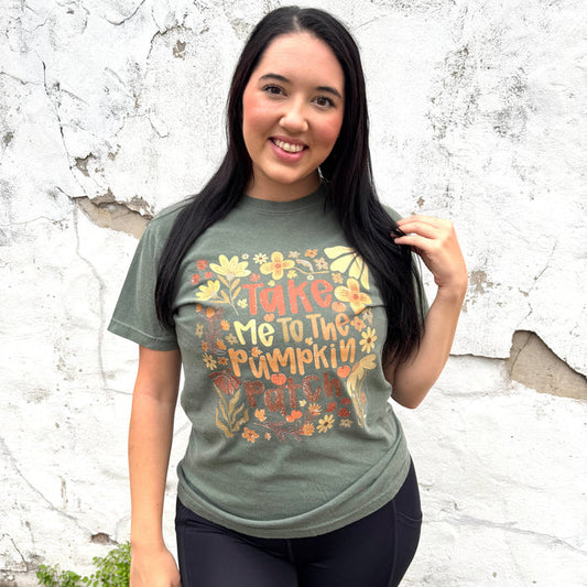 Take Me To The Pumpkin Patch Graphic Tee