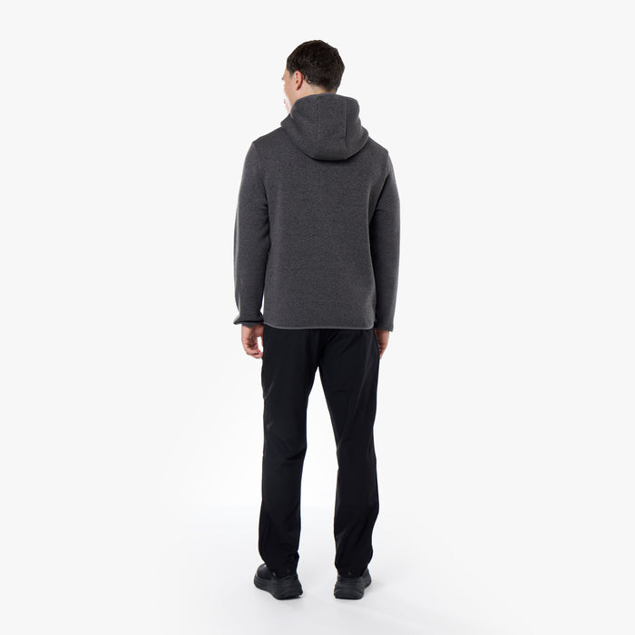 Tech Knit Zip Through | Slate Grey