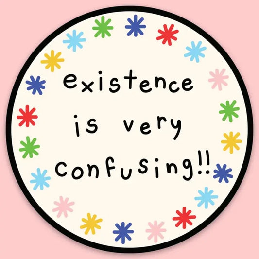Tender Ghost 'Existence Is Very Confusing' Vinyl Sticker