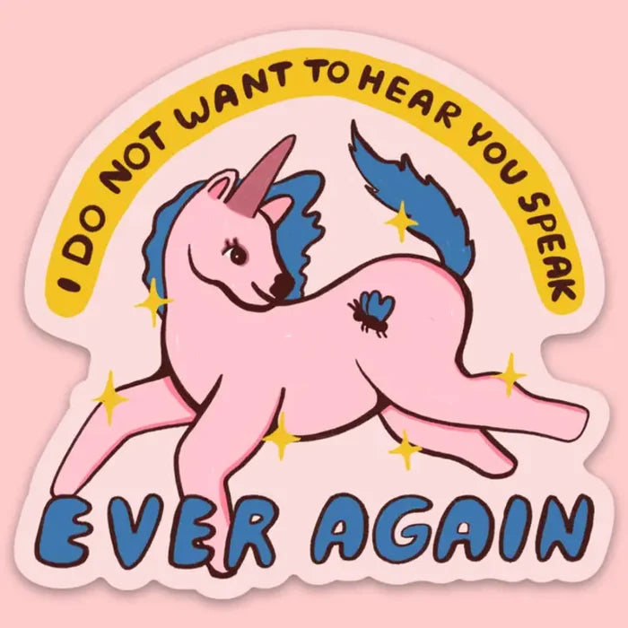 Tender Ghost 'Hear You Speak' Vinyl Sticker