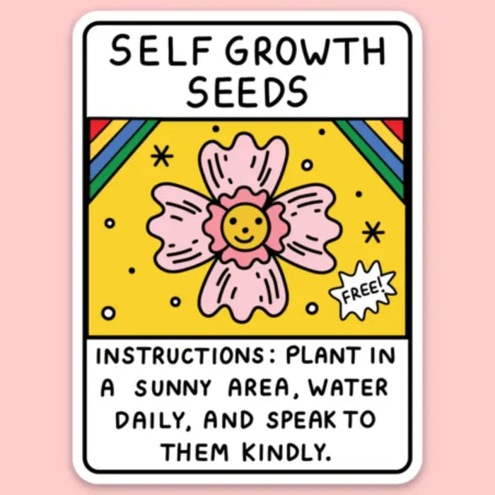 Tender Ghost 'Self Growth Seeds' Vinyl Sticker