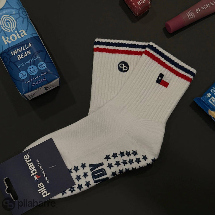 Texas Flag Grip Socks