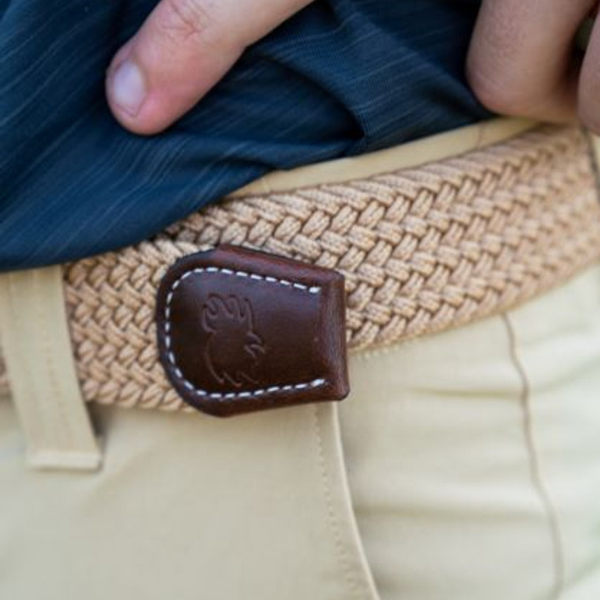 The Palm Beach Woven Stretch Belt