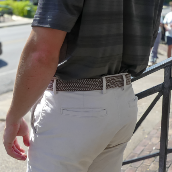 The Sedona Woven Stretch Belt