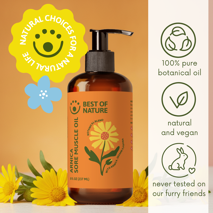 Therapeutic Arnica Sore Muscle Massage & Body Oil