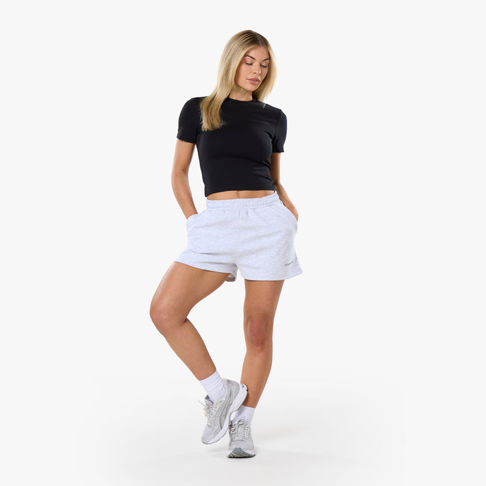 Tonal Scuba Core Logo Baby Tee | Black