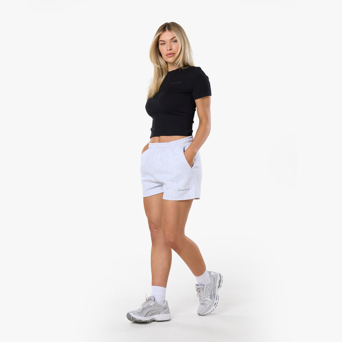 Tonal Scuba Core Logo Baby Tee | Black