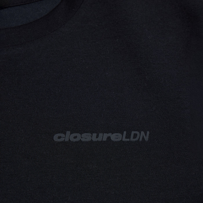 Tonal Scuba Core Logo Baby Tee | Black