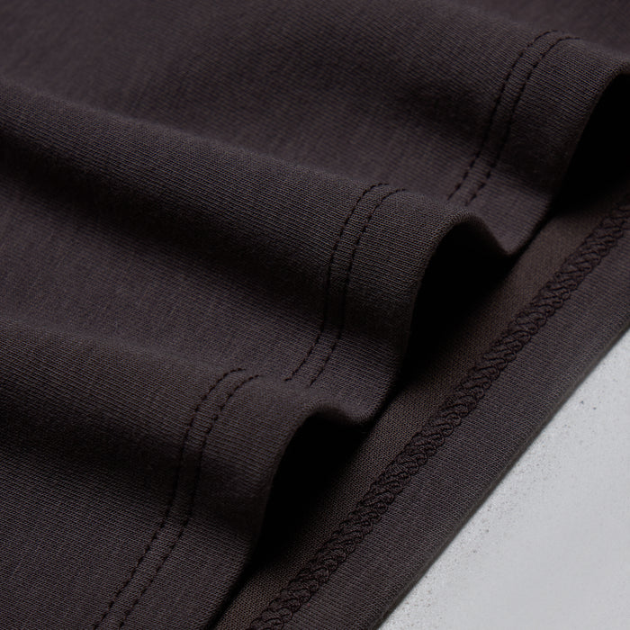 Tonal Scuba Core Logo Baby Tee | Espresso
