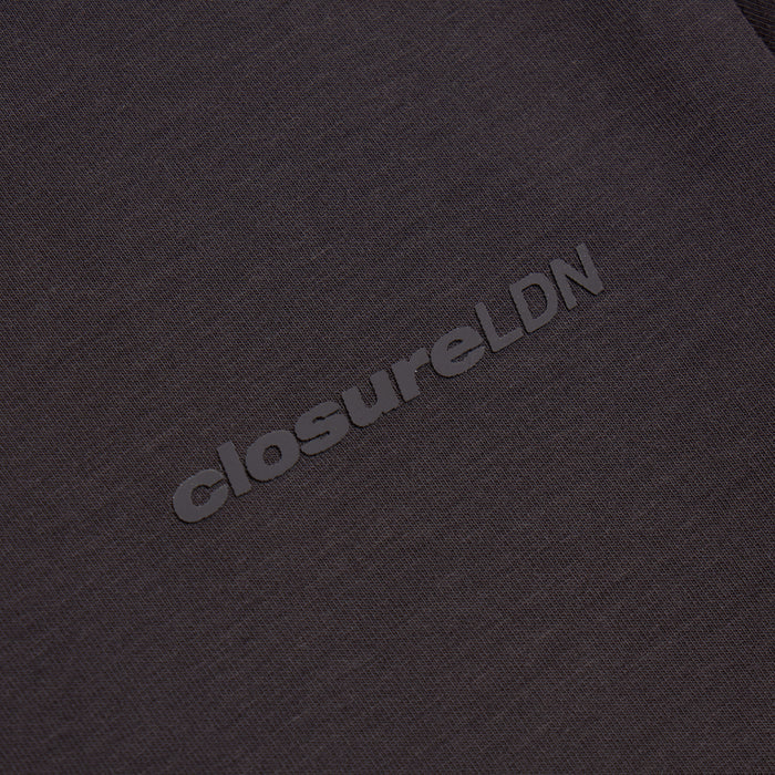 Tonal Scuba Core Logo Baby Tee | Espresso