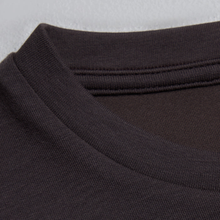 Tonal Scuba Core Logo Baby Tee | Espresso