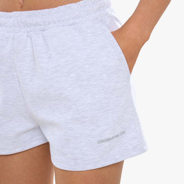 Tonal Scuba Core Logo Short | Grey Marl
