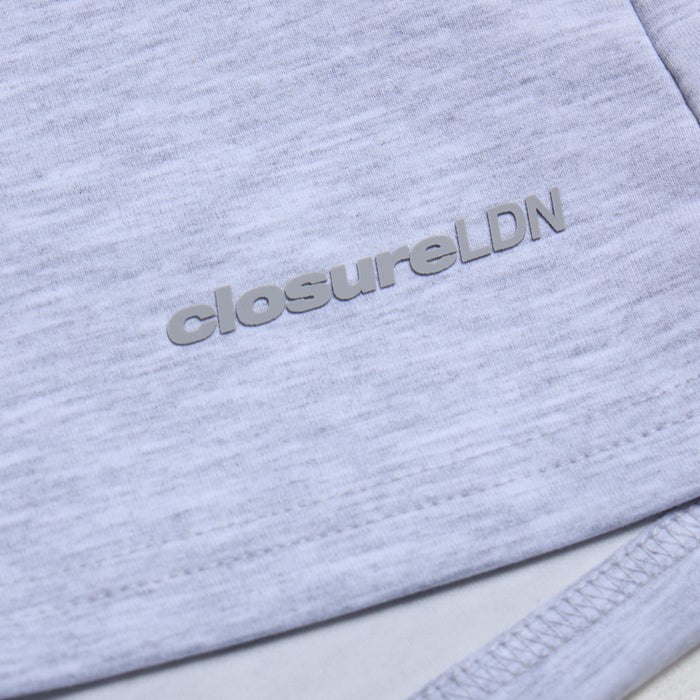 Tonal Scuba Core Logo Short | Grey Marl