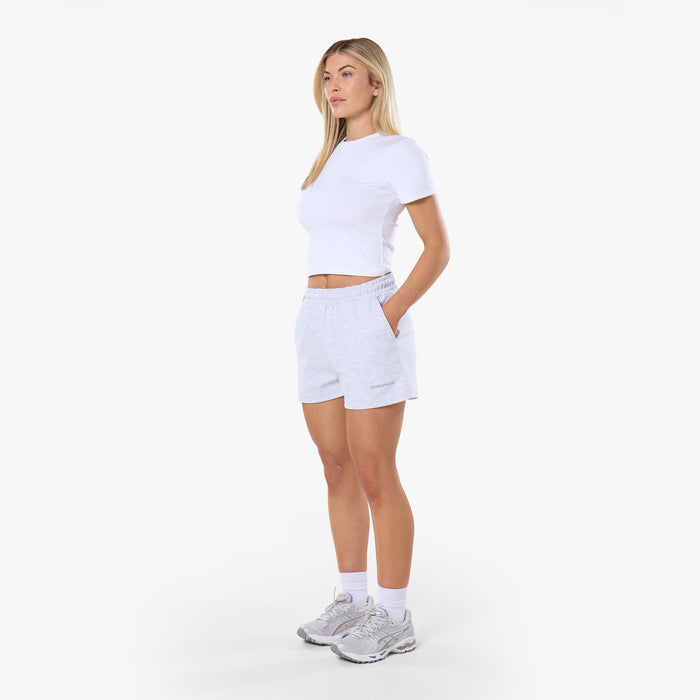 Tonal Scuba Core Logo Twinset | White/Grey Marl