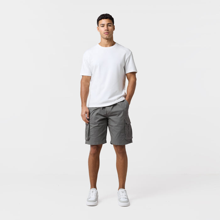 Twill Relaxed Cargo Short | Olive
