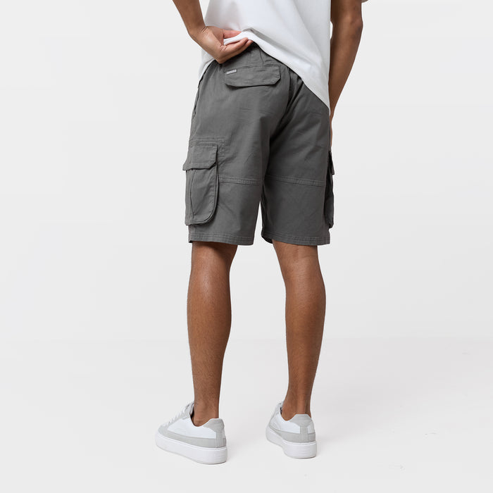 Twill Relaxed Cargo Short | Olive