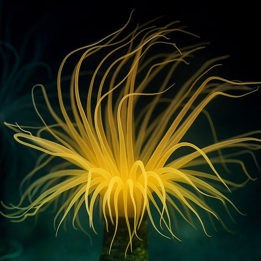 Ultra Orange Tube Anemone (3-5”) - Corals Anonymous